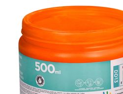 Pintura dedos liderpapel tarrina de 500 cc naranja