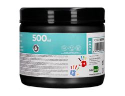 Pintura dedos liderpapel tarrina de 500 cc negro