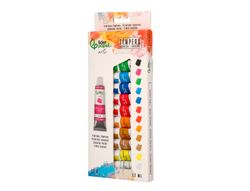 Pintura gouache/tempera liderpapel caja de 12 tubos de aluminio de 12 ml colores surtidos
