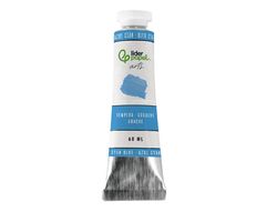 Pintura gouache/tempera liderpapel tubo de aluminio de 60 ml color azul cian