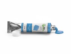 Pintura gouache/tempera liderpapel tubo de aluminio de 60 ml color azul cian