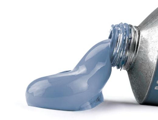 Pintura gouache/tempera liderpapel tubo de aluminio de 60 ml color azul grisaceo