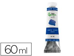 Pintura gouache/tempera liderpapel tubo de aluminio de 60 ml color azul marino