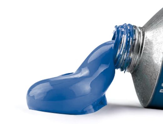Pintura gouache/tempera liderpapel tubo de aluminio de 60 ml color azul marino