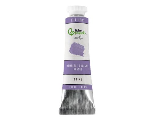 Pintura gouache/tempera liderpapel tubo de aluminio de 60 ml color lila