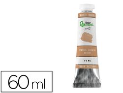 Pintura gouache/tempera liderpapel tubo de aluminio de 60 ml color marron