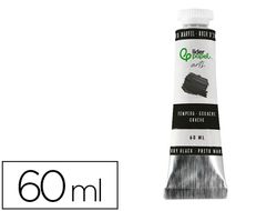 Pintura gouache/tempera liderpapel tubo de aluminio de 60 ml color negro marfil
