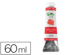 Pintura gouache/tempera liderpapel tubo de aluminio de 60 ml color rojo oscuro
