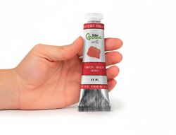 Pintura gouache/tempera liderpapel tubo de aluminio de 60 ml color rojo oscuro