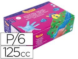 Pintura Jovi de dedos 125 ml. 6 colores