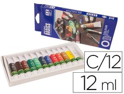 Pintura Oleo Artist Caja Carton de 12 Colores Surtidos Tubo de 12 Ml