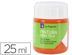 Pintura para Tela La Pajarita Anaranjado 25 Ml
