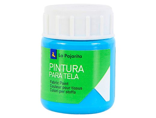 Pintura para Tela La Pajarita Azul Cyan 25 Ml
