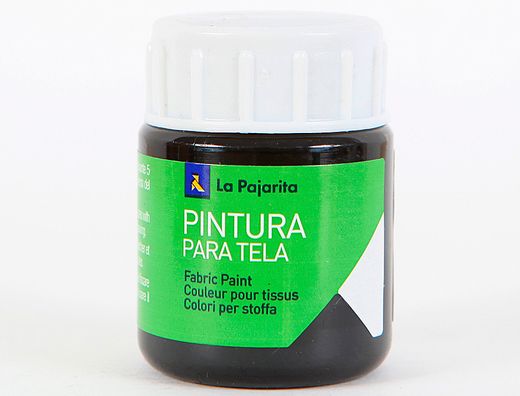 Pintura para Tela La Pajarita Negro 25 Ml