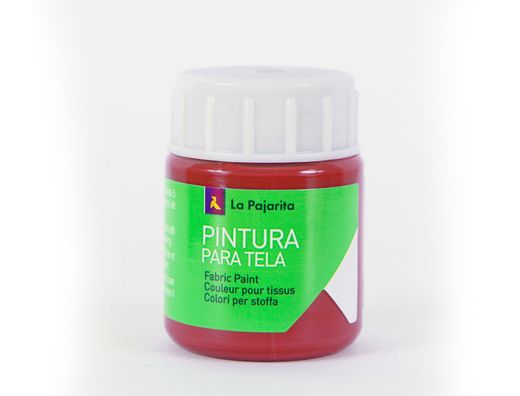 Pintura para Tela La Pajarita Rojo Ingles 25 Ml