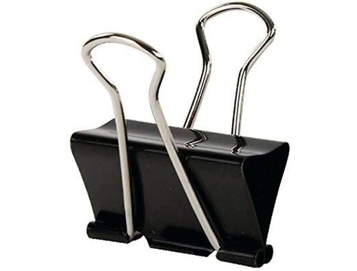 Pinza Metalica Q-Connect Reversible N.4 41 mm Caja de 10 Unidades
