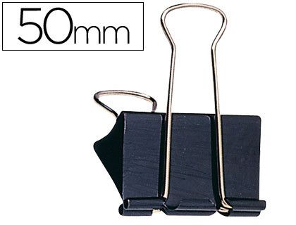 Pinza Metalica Q-Connect Reversible N.5 50 mm Caja de 10 Unidades