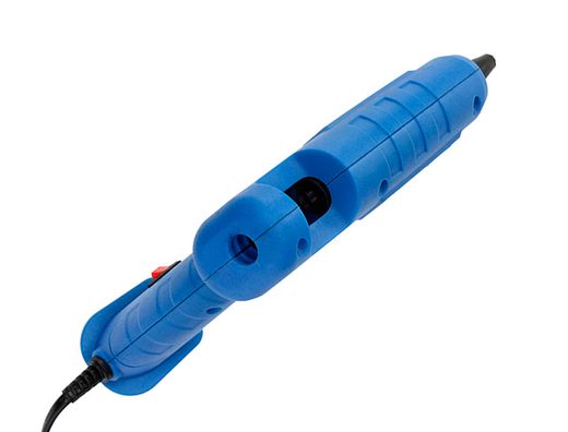 Pistola termofusible liderpapel de 100 w con gatillo dispensador y 2 barras de repuesto de 11 mm