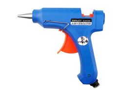 Pistola Termofusible Mini Liderpapel de 25 W con Gatillodispensador y 2 Barras de Silicona de 7 mm Diametro X 100 Mm