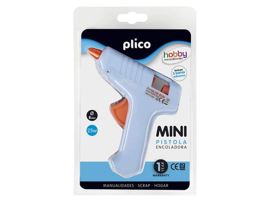 Pistola termofusible plico mini 25 w