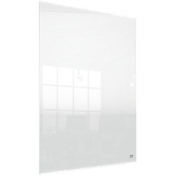 Pizarra acrílica de sobremesa o mural NOBO, 600X450 mm, transparente