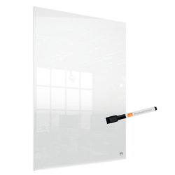 Pizarra acrílica de sobremesa o mural NOBO, 600X450 mm, transparente