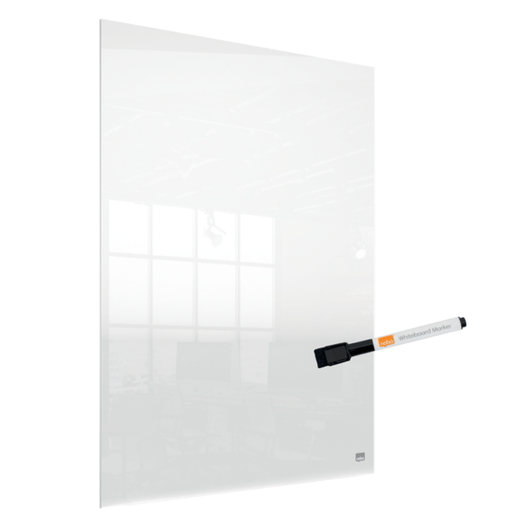 Pizarra acrílica de sobremesa o mural NOBO, 600X450 mm, transparente