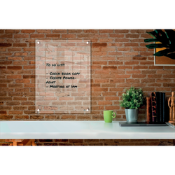 Pizarra acrílica mural NOBO, 600x450mm, transparente