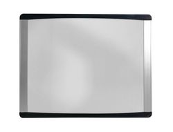 Pizarra blanca bi-office inka magnetica acero lacado marco de aluminio y laterales plastico negro 355x280 mm