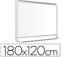 Pizarra blanca bi-office lacada con bandeja integrada 1800x1200 mm
