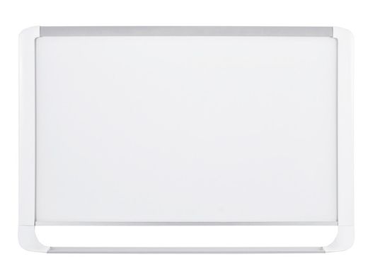 Pizarra blanca bi-office lacada con bandeja integrada 1800x1200 mm