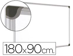 Pizarra Blanca Bi-Office Magnetica Maya W Ceramica Vitrificada Marco de Aluminio 180 X 90 cm con Bandeja Para
