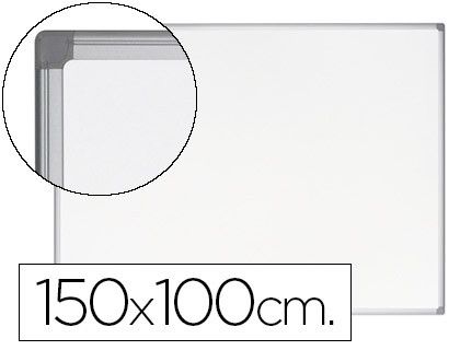 Pizarra blanca de acero vitrificado Earth-It 100x150cm