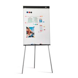 Pizarra blanca de caballete magnética Faibo 70x102 cm