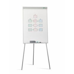 Pizarra blanca de caballete sistema de estabilidad Faibo 70x102 cm