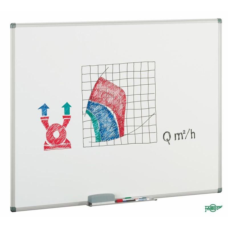 Pizarra blanca estratificada Faibo 122x150cm