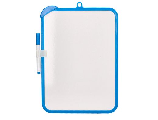 Pizarra blanca liderpapel 18x26 cm con rotulador y borrador