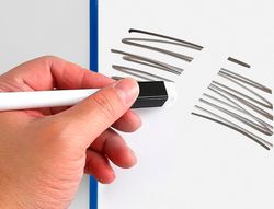 Pizarra blanca liderpapel 21x30 cm magnetica doble cara lisa con rotulador iman y borrador