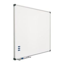 Pizarra blanca magnética vitrificada 120 x 400 Planning Sisplamo
