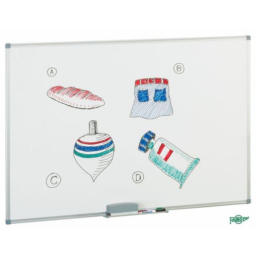 Pizarra blanca melaminada Faibo 60x90cm