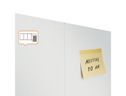 Pizarra modular NOBO Infinity acero lacado 900x600 mm, blanco