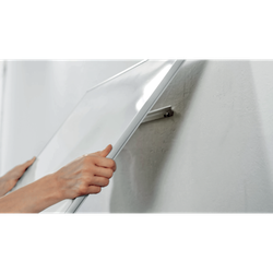 Pizarra NOBO Impression Pro de formato panorámico acero lacado de 32", 710 x400 mm, blanco