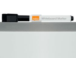 Pizarra blanca nobo magnetica con tablero de corcho 585x430 mm