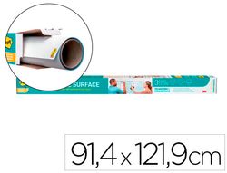 Pizarra blanca post-it super sticky flex rollo adhesivo removible 91,4x121,9 cm