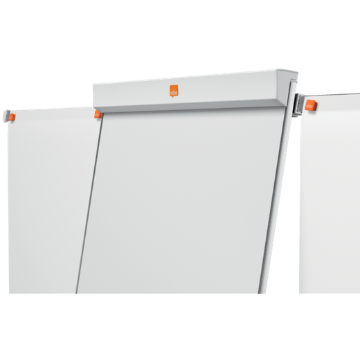 Pizarra caballete NOBO Classic Nano Clean® móvil + brazos extensibles, blanco