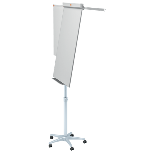 Pizarra caballete NOBO Classic Nano Clean® móvil + brazos extensibles, blanco