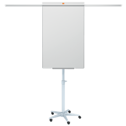 Pizarra caballete NOBO Classic Nano Clean® móvil + brazos extensibles, blanco