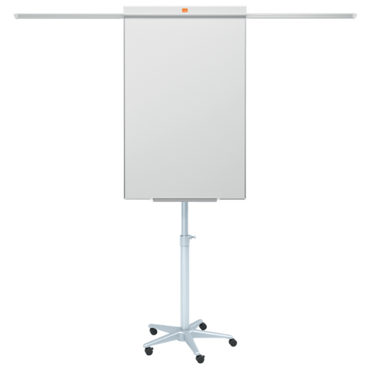 Pizarra caballete NOBO Classic Nano Clean® móvil + brazos extensibles, blanco