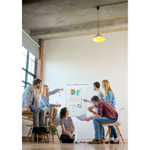 Pizarra caballete NOBO Classic Nano Clean® móvil + brazos extensibles, blanco