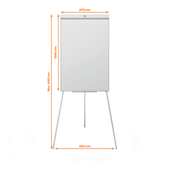 Pizarra caballete NOBO Classic Nano Clean® trípode, blanco